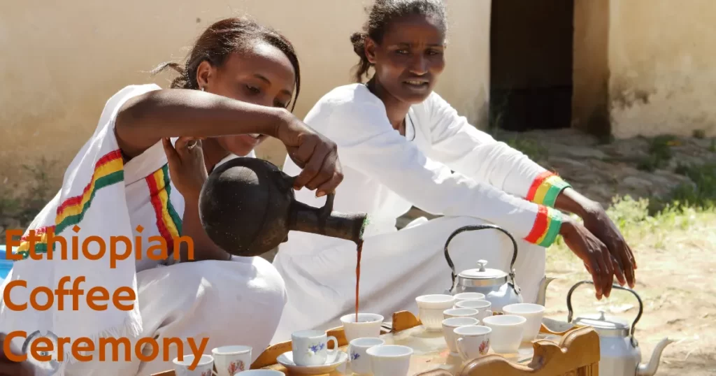Ethiopian Coffee Ceremony, Bunna Tetu, traditional ritual, ethiopian spices