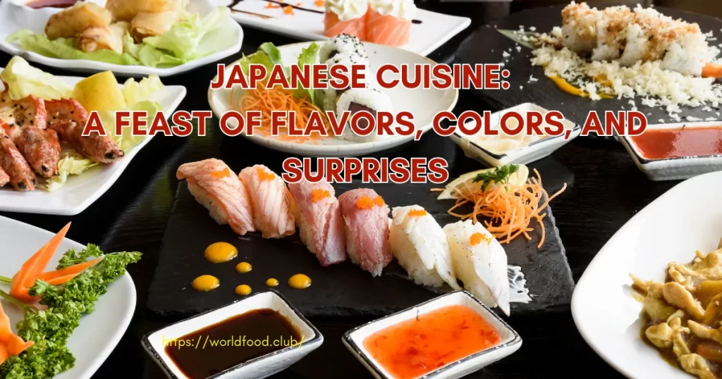 japanese cuisine, pink foods, black foods