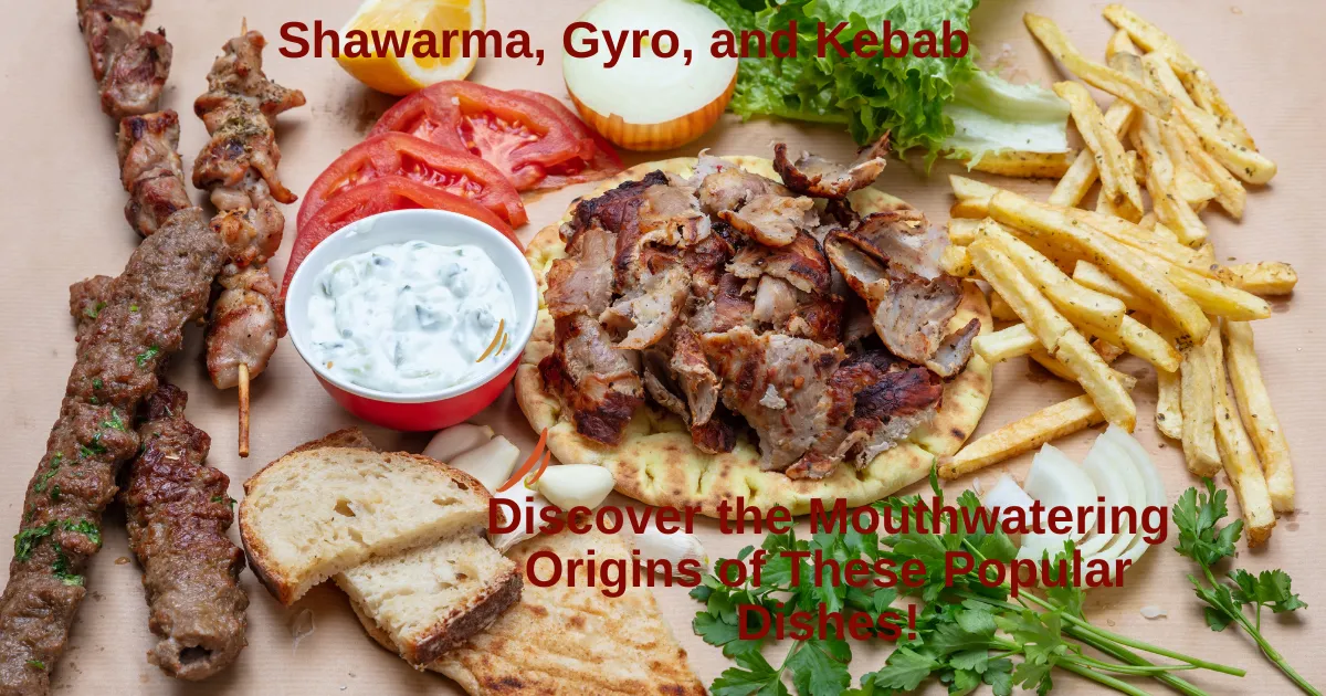 shawarma, gyro, kebab