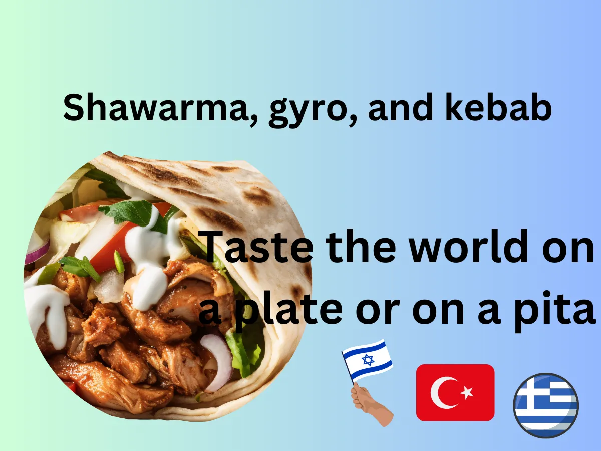 shawarma, gyro, kebab