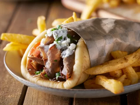 shawarma, gyro, kebab