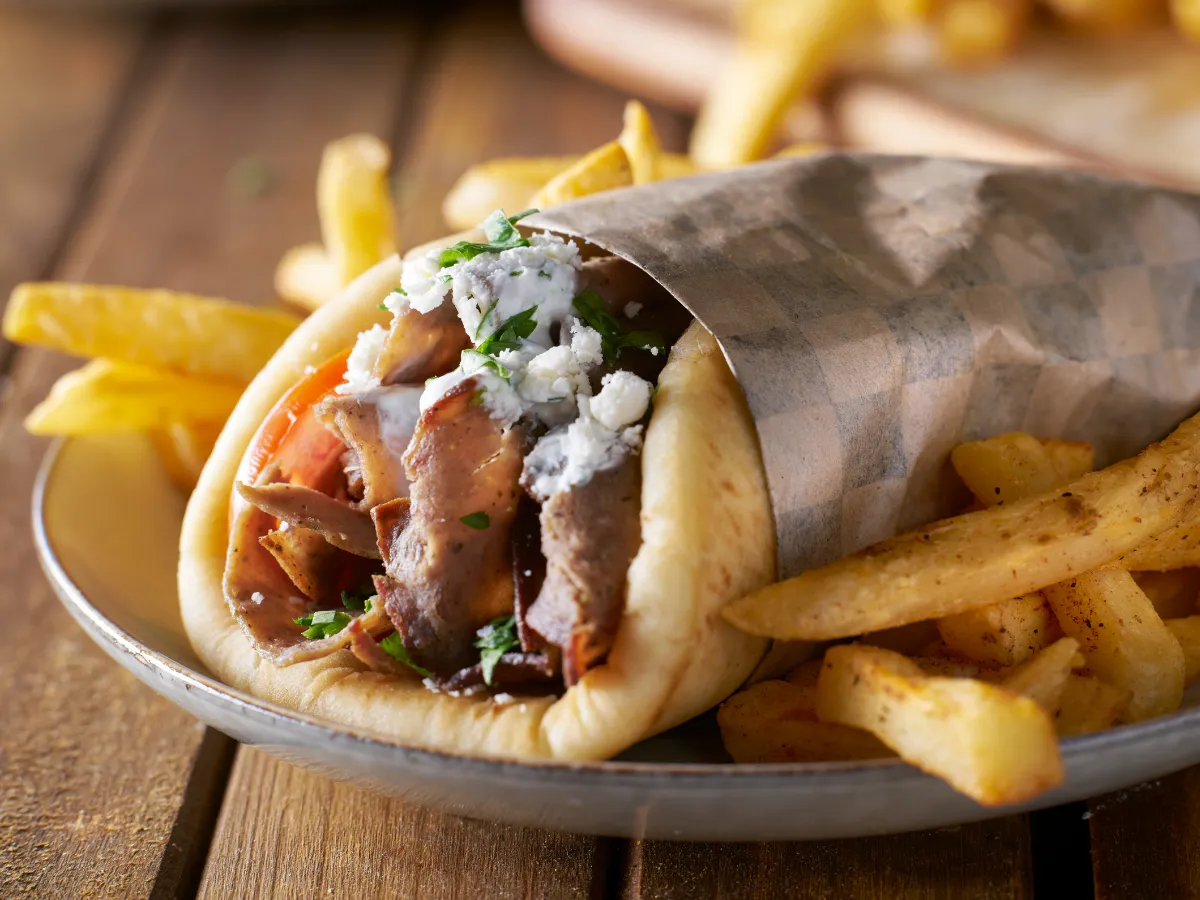 shawarma, gyro, kebab