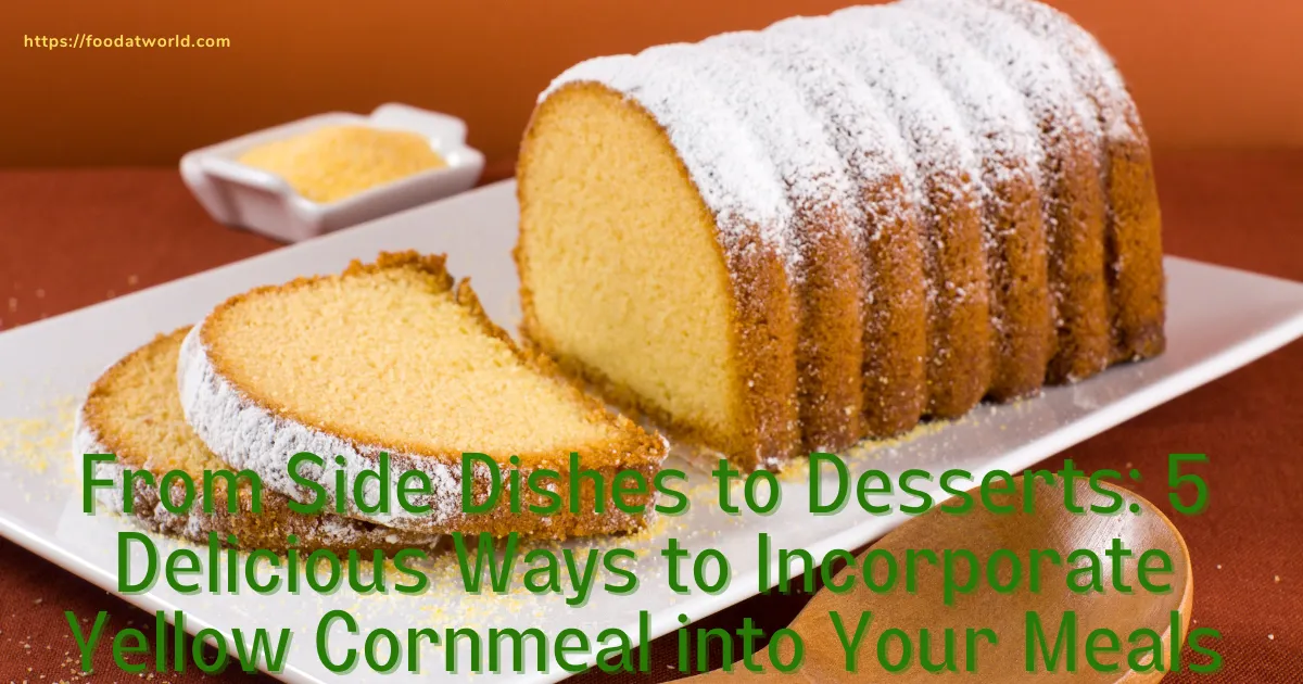 yellow foods, yellow cornmeal