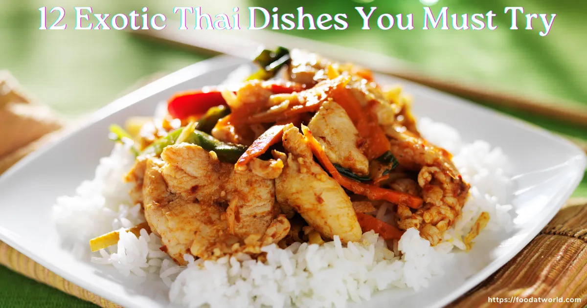 Thai dishes, pad thai dishes, traditional Thai dishes