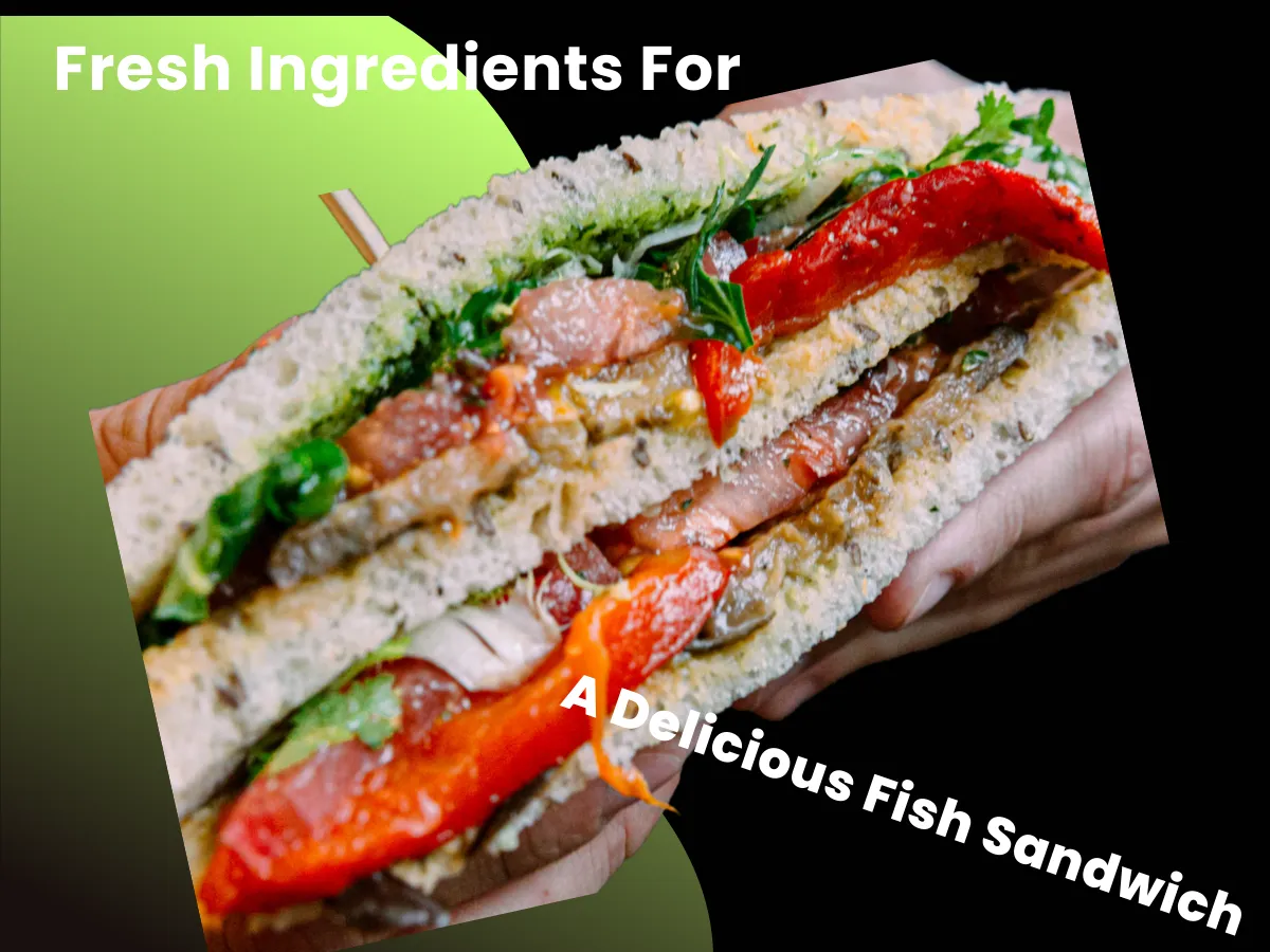Fast food fish sandwich