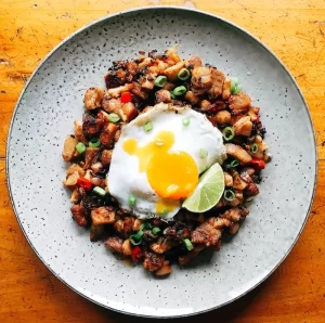 filipino food, sisig