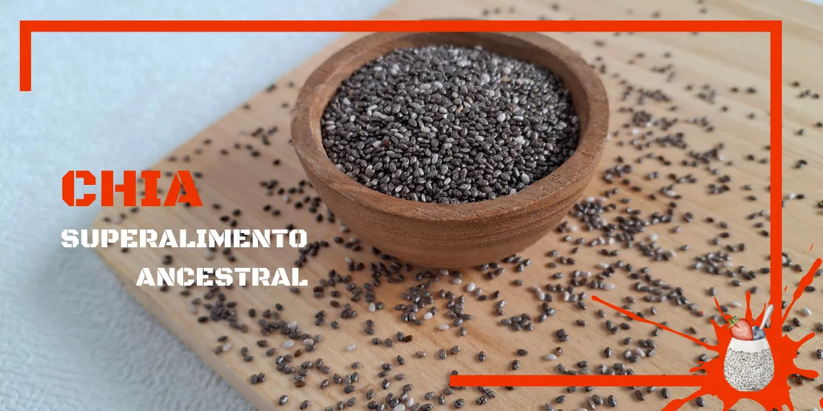 Semillas de chía en un tazón