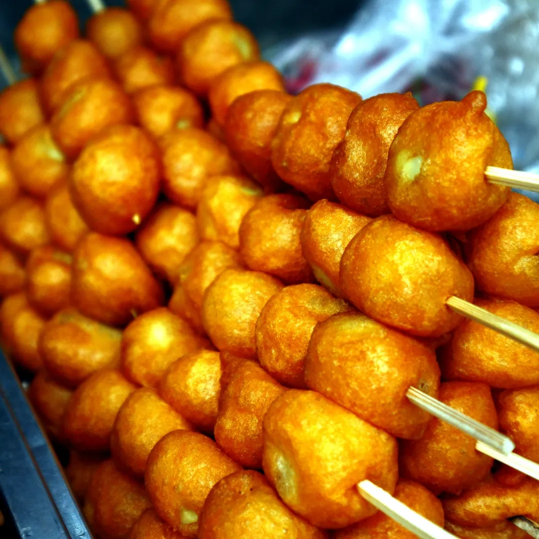 Kwek-Kwek (Deep-Fried Battered Quail Eggs)