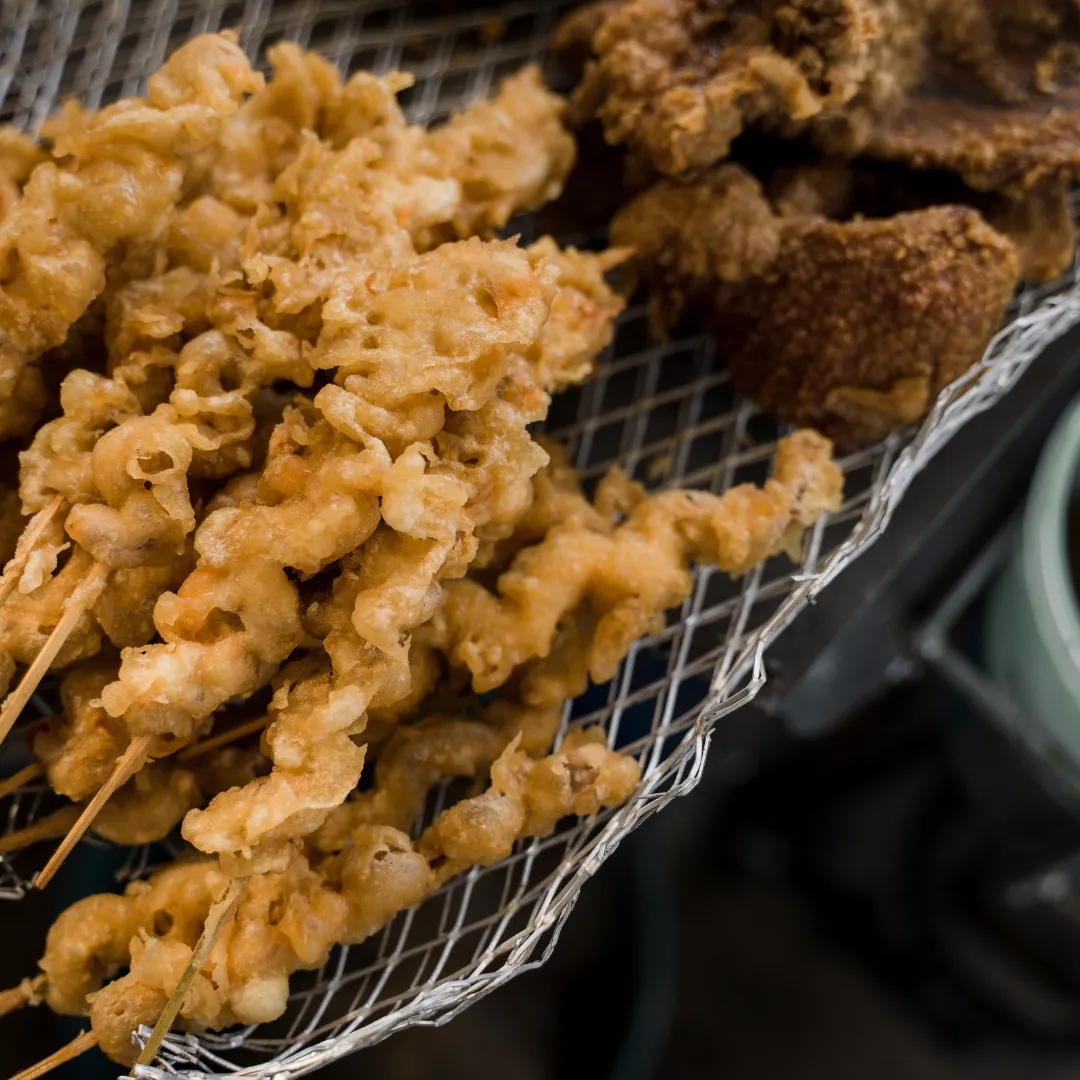 Isaw (Skewered Grilled Intestines)