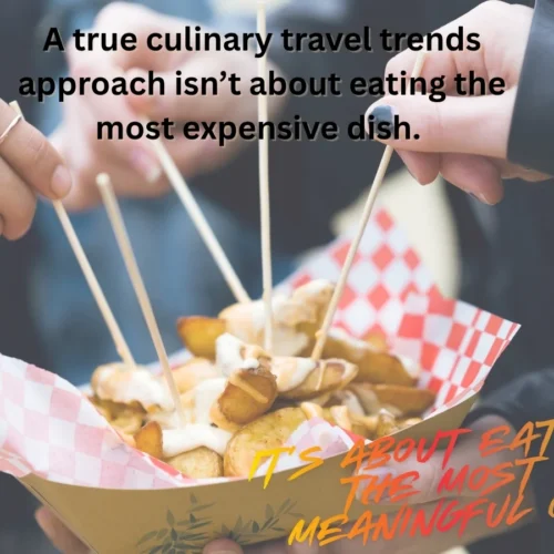 Culinary Travel Trends