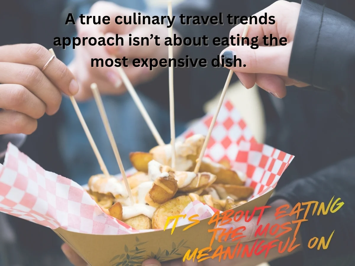 Culinary Travel Trends