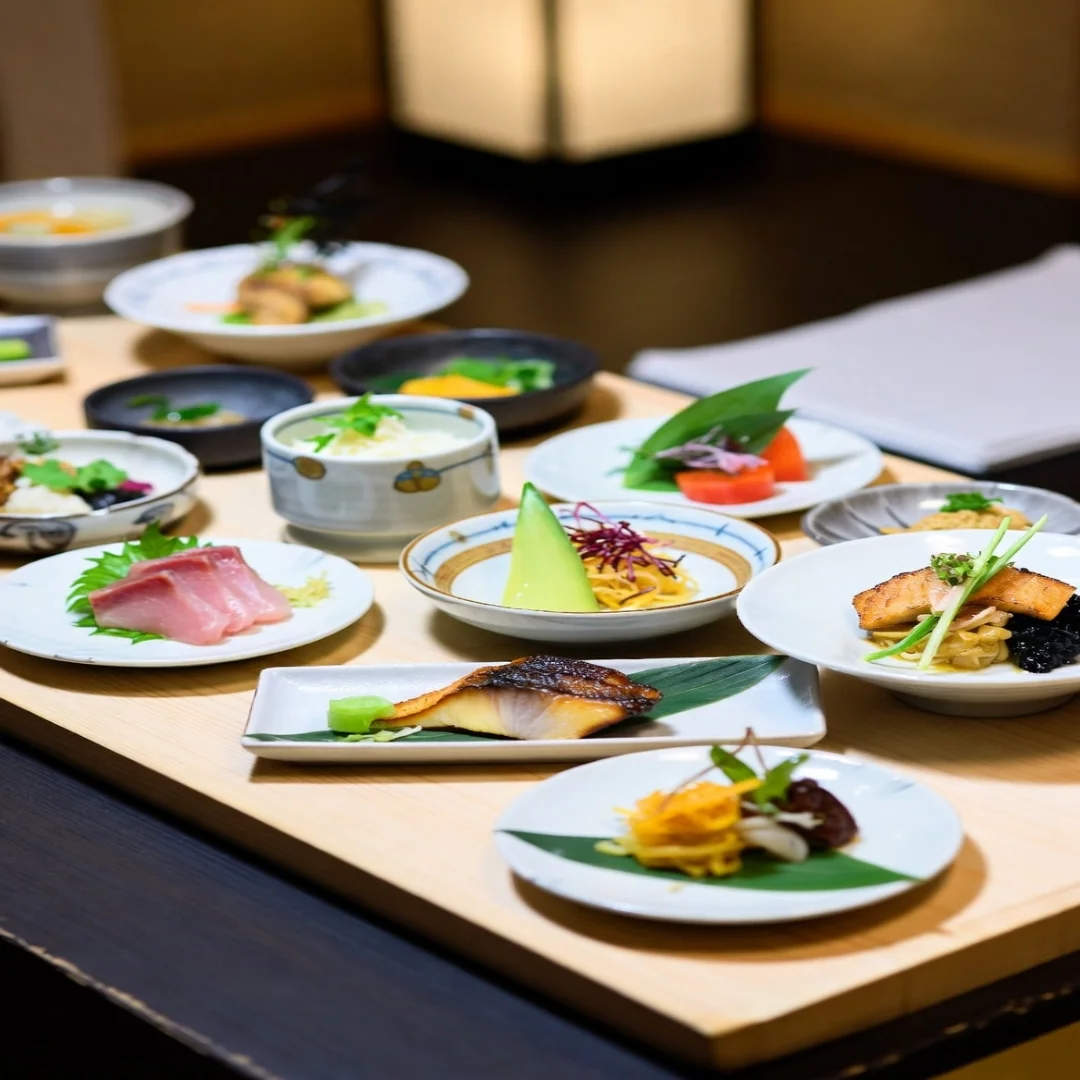 Kyoto Kaiseki multi-course meal