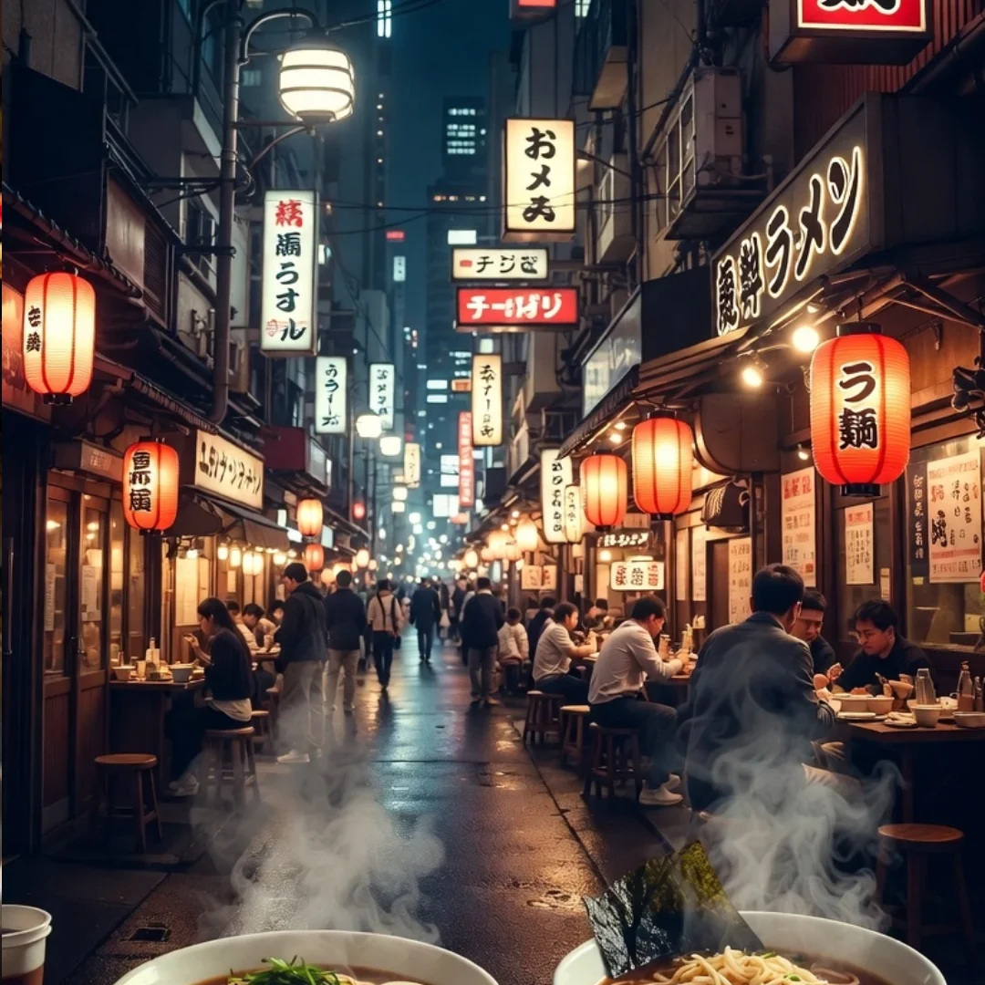 Tokyo food scene - sushi and ramen